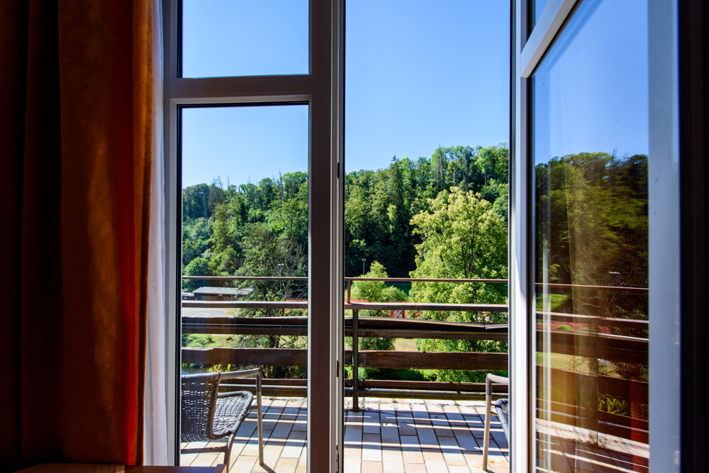 Ausgang Balkon